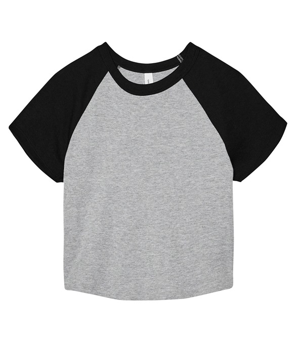 Women?s micro rib raglan baby t-shirt