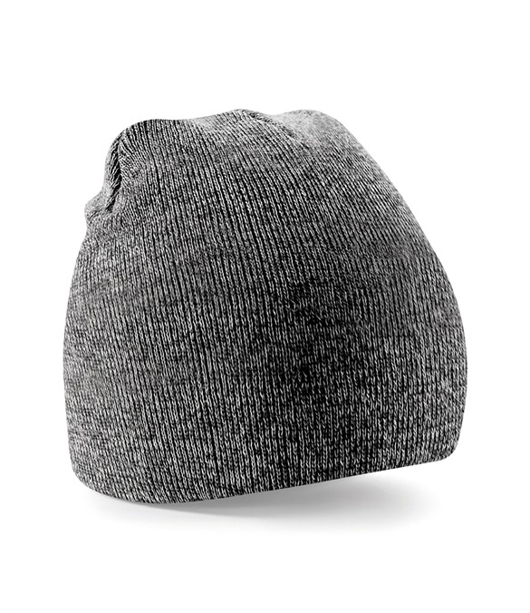 Two-tone pull-on beanie