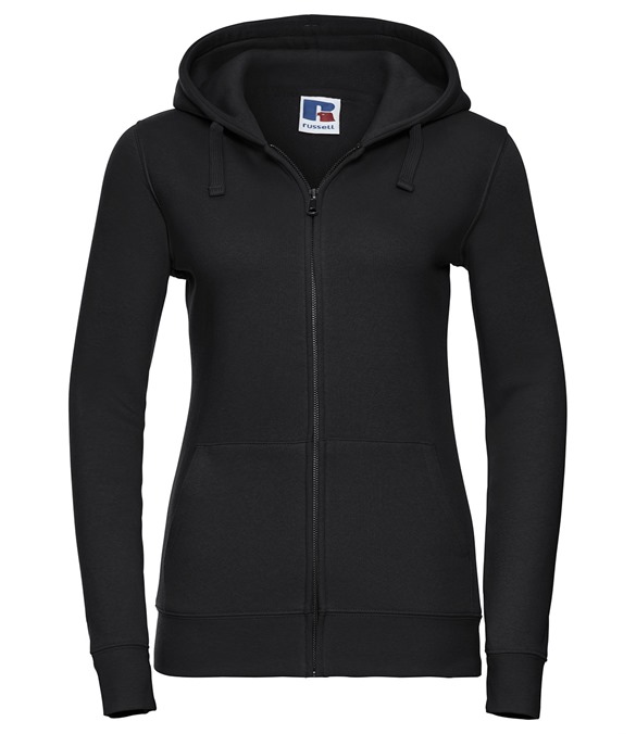 Women&#39;s authentic zipped hooded sweatshirt