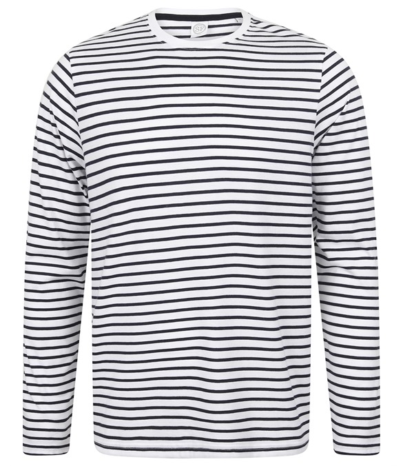 Unisex long-sleeved striped T