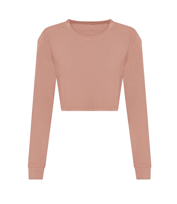 Women&#39;s long sleeve cropped T