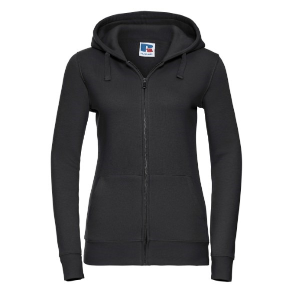 Women&#39;s authentic zipped hooded sweatshirt