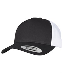 5-panel retro trucker 2-tone cap (6506T)