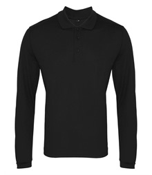 Long sleeve Coolchecker? piqu? polo