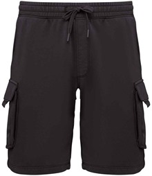 Native Spirit French Terry Washed Effect Cargo Shorts