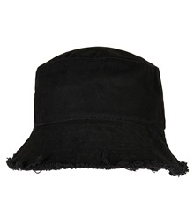 Open edge bucket hat
