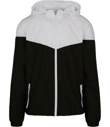 Two-tone tech windrunner jacket