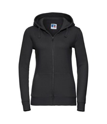 Women's authentic zipped hooded sweatshirt