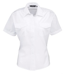 Women's short sleeve pilot blouse
