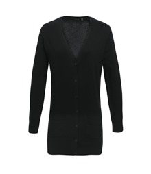 Women's longline knitted cardigan